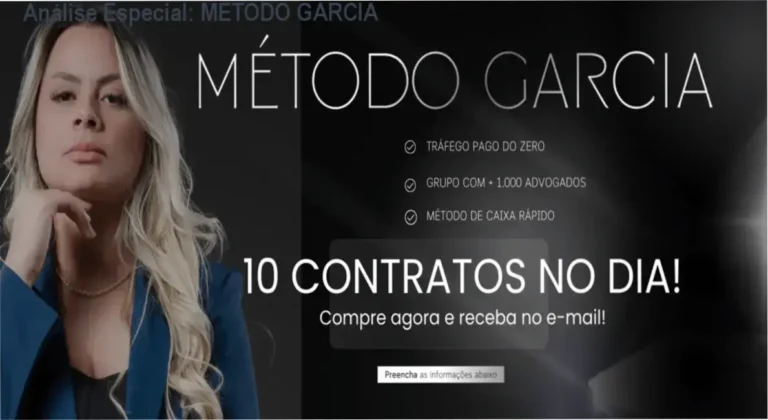 Capa informativa sobre o tema MÉTODO GARCIA