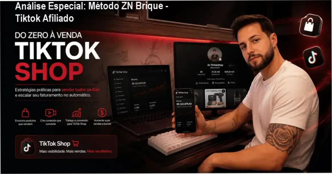 Análise Especial: Método ZN Brique - Tiktok Afiliado 1 https://ondeaprender.com.br/metodo-zn-brique-tiktok-afiliado/ Capa informativa sobre o tema Método ZN Brique - Tiktok Afiliado