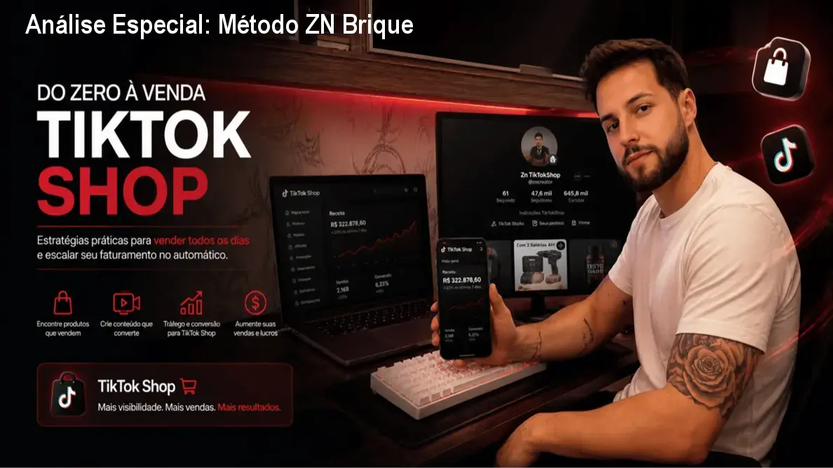 Análise Especial: Método ZN Brique 1 https://ondeaprender.com.br/metodo-zn-brique/ Capa informativa sobre o tema Método ZN Brique