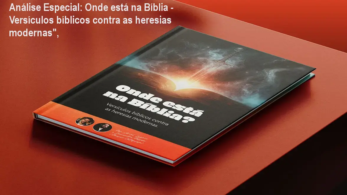 Análise Especial: Onde está na Bíblia - Versículos bíblicos contra as heresias modernas", 1 https://ondeaprender.com.br/onde-esta-na-biblia-versiculos-biblicos-contra-as-heresias-modernas/ Capa informativa sobre o tema Onde está na Bíblia - Versículos bíblicos contra as heresias modernas",