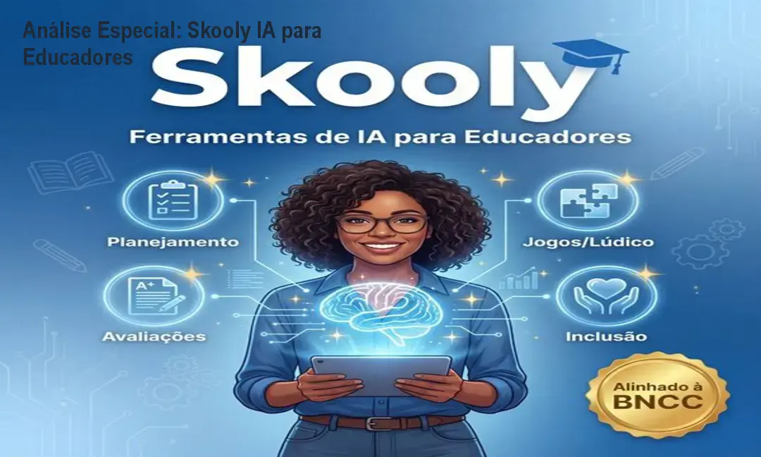 Análise Especial: Skooly IA para Educadores 1 https://ondeaprender.com.br/skooly-ia-para-educadores-2/ Capa informativa sobre o tema Skooly IA para Educadores