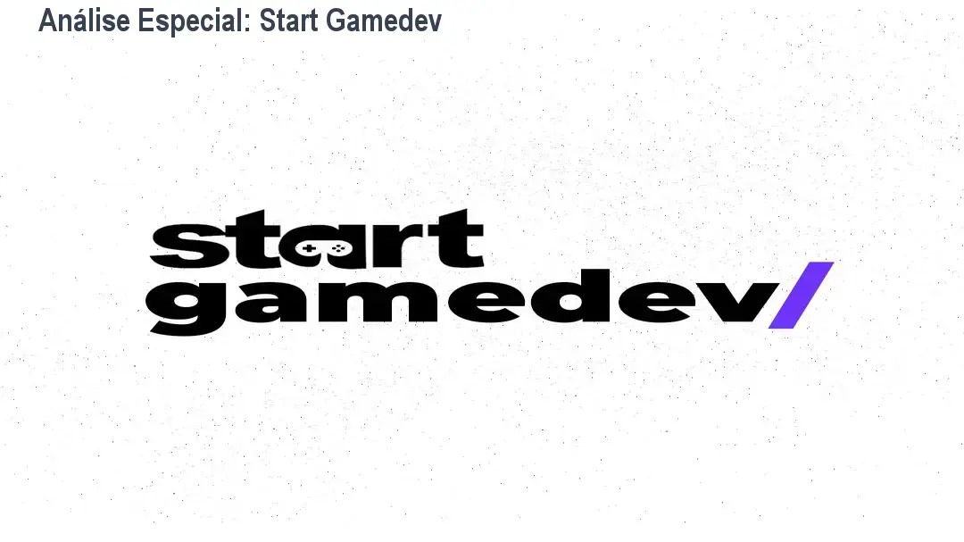 Capa informativa sobre o tema Start Gamedev