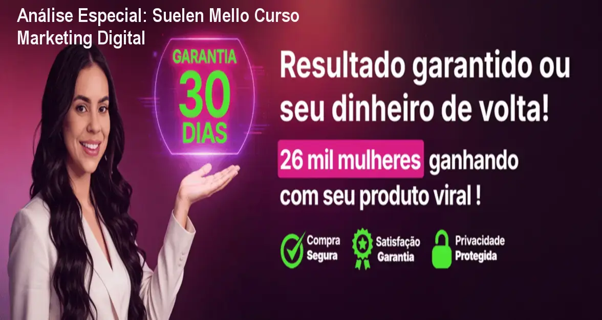 Análise Especial: Suelen Mello Curso Marketing Digital 1 https://ondeaprender.com.br/suelen-mello-curso-marketing-digital-2/ Capa informativa sobre o tema Suelen Mello Curso Marketing Digital