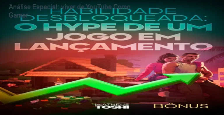 Análise Especial: viver de YouTube Como Gamer 5 https://ondeaprender.com.br/ Capa informativa sobre o tema viver de YouTube Como Gamer
