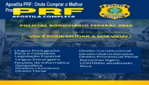 Apostila PRF atualizada por Alison More com preço promocional