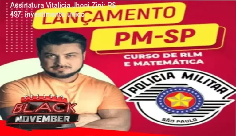 Assinatura Vitalícia Jhoni Zini – custo‑benefício e valor percebido