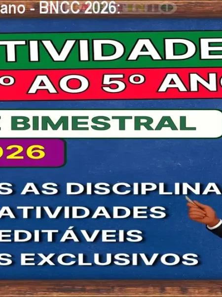 Atividades 1º ao 5º ano - BNCC 2026: 2000 PDFs e WORD