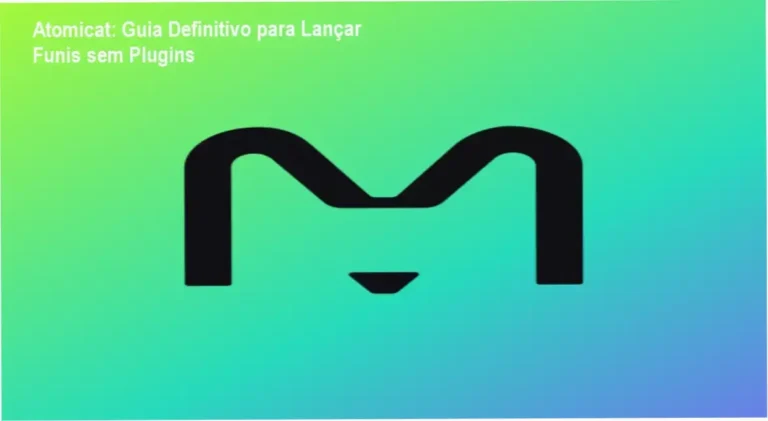 Tela do Atomicat mostrando builder drag‑and‑drop e checkout integrado