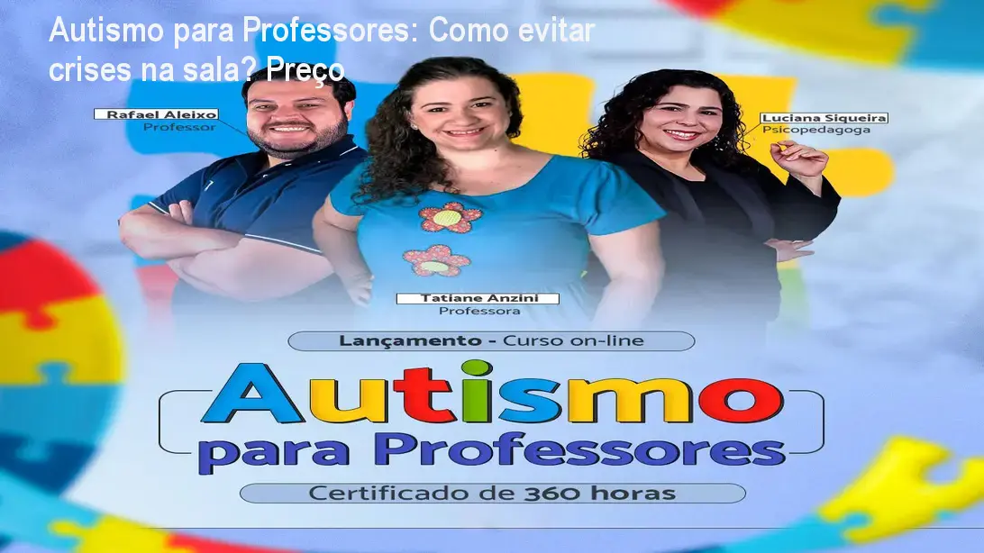 Autismo para Professores: Como evitar crises na sala? Preço 1 https://ondeaprender.com.br/autismo-para-professores-como-evitar-crises-preco/ Professor usando material do curso Autismo para Professores para controlar crises na sala