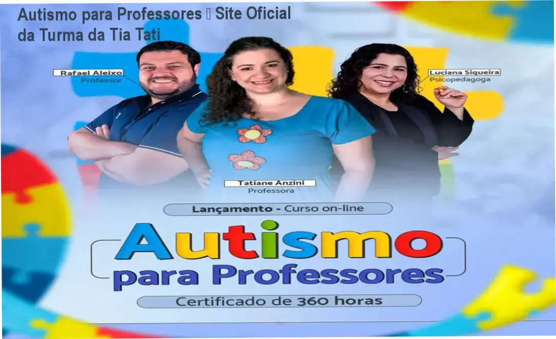 Autismo para Professores Turma da Tia Tati página oficial