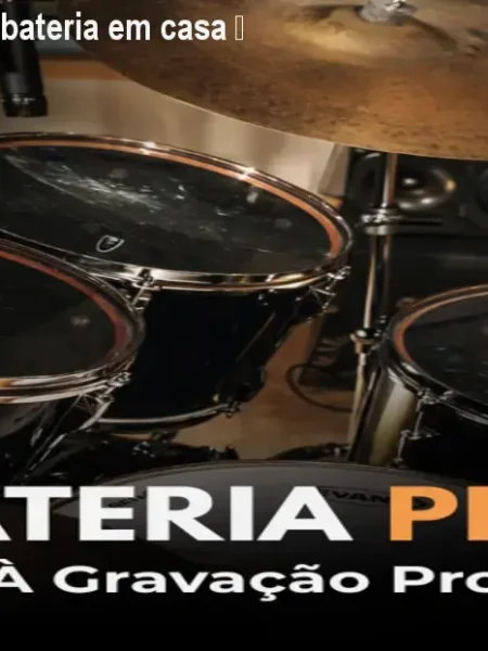 Bateria Pro: gravar bateria em casa – preço