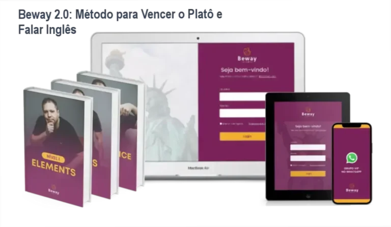 Beway 2.0: Método para Vencer o Platô e Falar Inglês 5 https://ondeaprender.com.br/natflix-fitness-constancia-treinos/ Tela do curso Beway 2.0 mostrando aulas de inglês focadas em confiança na fala