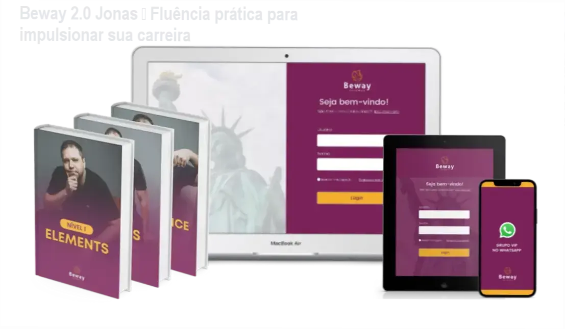 Beway 2.0 Jonas – aplicação prática do inglês para carreira e profissão