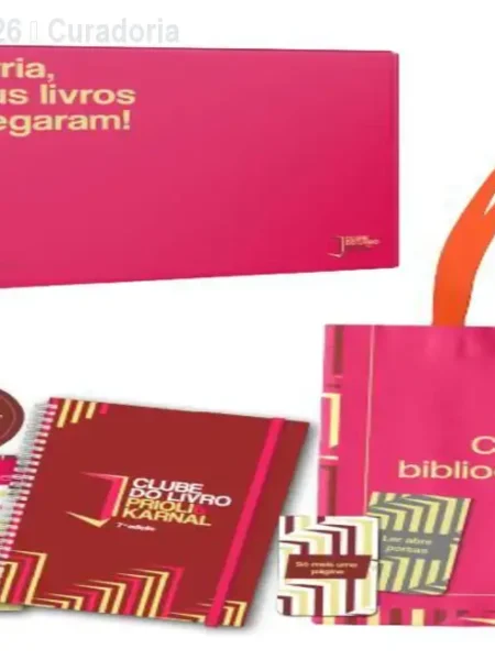 Box Clube do Livro 2026 – Curadoria Premium + Brindes