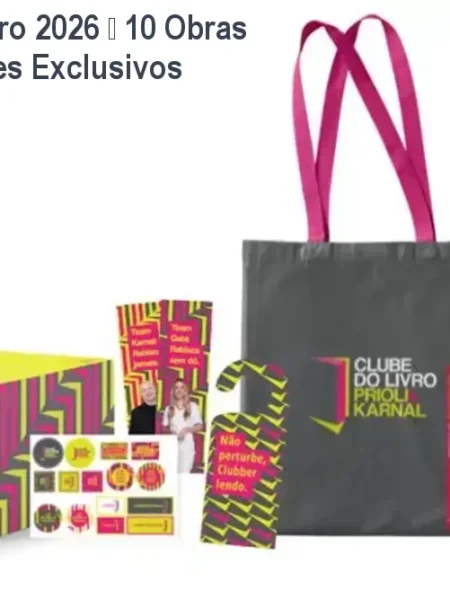 Box Clube do Livro 2026 – 10 Obras Premium + Brindes Exclusivos