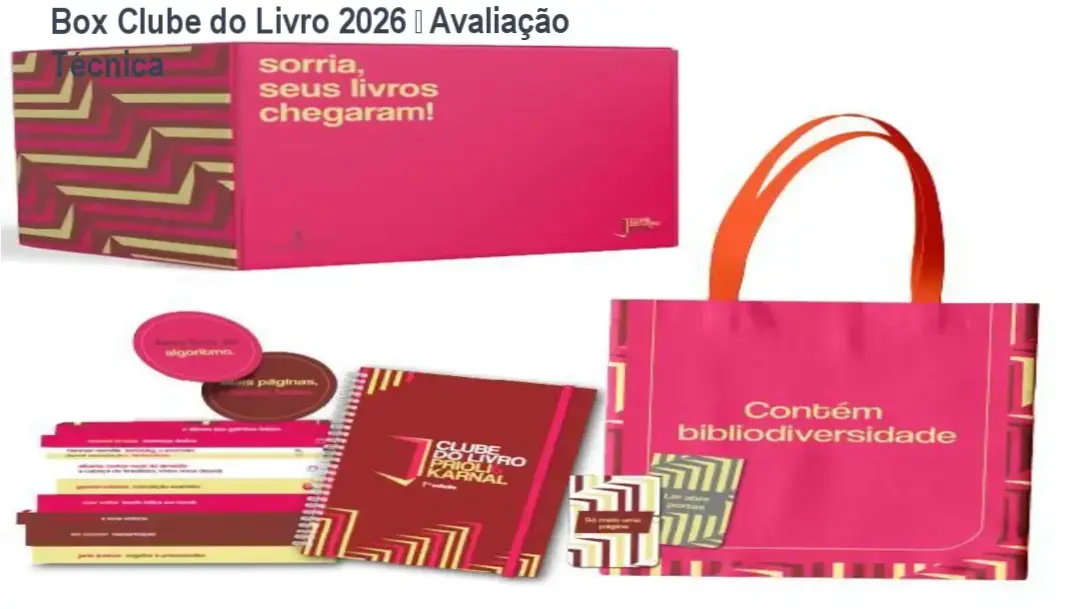 Box Clube do Livro 2026 com 10 livros, sobrecapas exclusivas e brindes da Editora Record