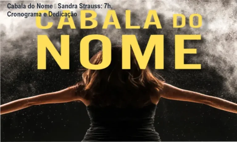 Cabala do Nome de Sandra Strauss – cronograma e carga horária do curso