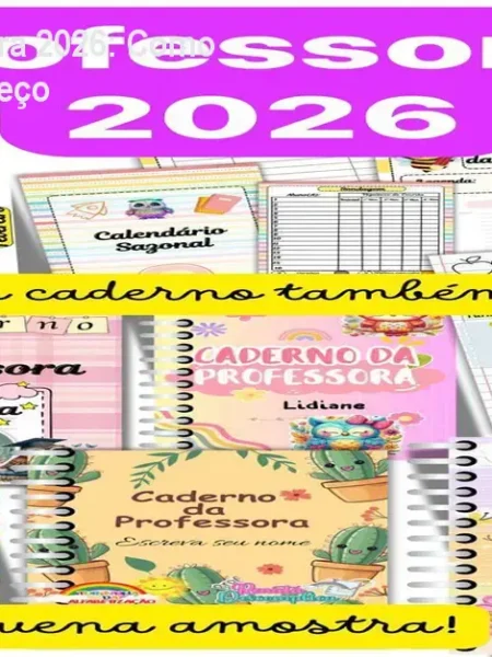 Caderno da Professora 2026: Como organizar turmas? Preço