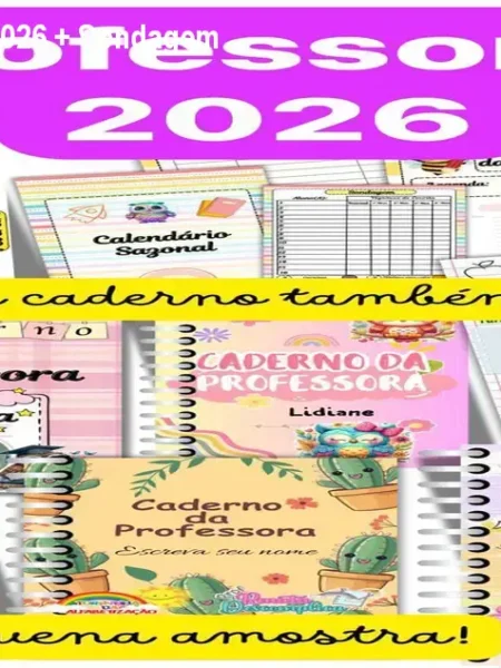 Caderno da Professora 2026 + Sondagem Diagnóstica