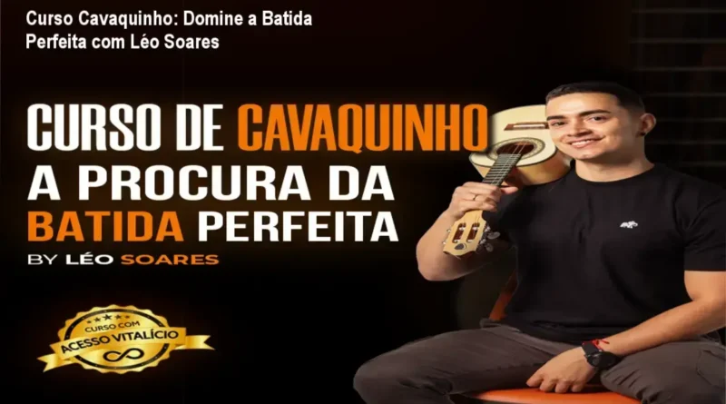 Aula prática de cavaquinho mostrando a técnica de batida correta por Léo Soares