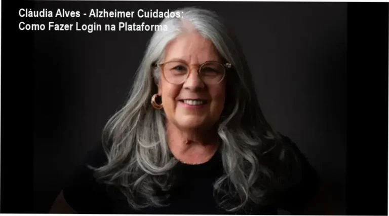 Cláudia Alves - Alzheimer Cuidados login na área de membros da plataforma do aluno