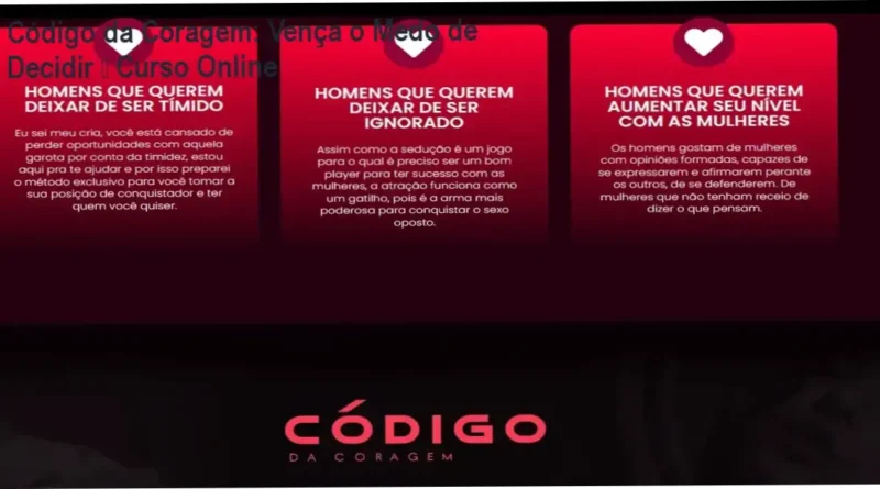 Capa do curso Código da Coragem mostrando Titio Bernardo motivando líderes a superar o medo de decidir