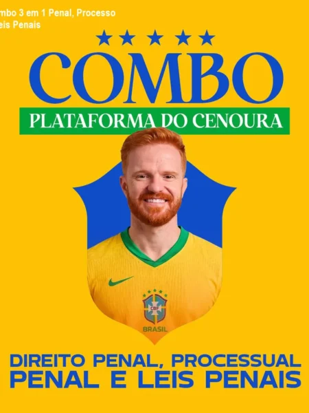 Curso Combo 3 em 1 Penal, Processo Penal e Leis Penais