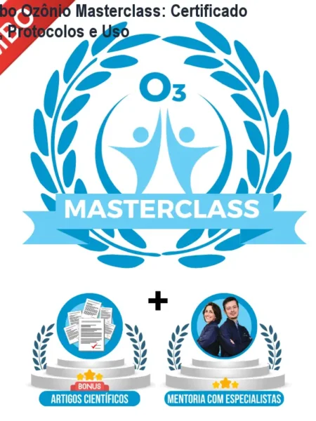 Combo Ozônio Masterclass: Certificado MEC, Protocolos e Uso