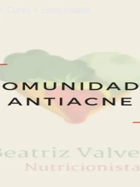 Comunidade Antiacne: Curso + comunidade para pele saudável