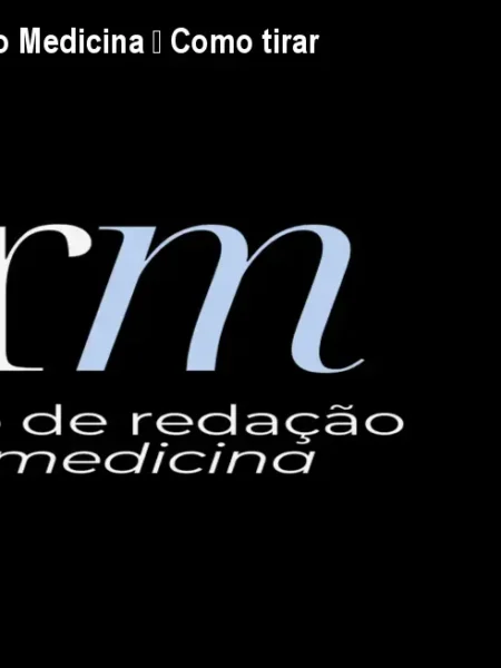 Curso CRM Redação Medicina – Como tirar 900+ no Enem