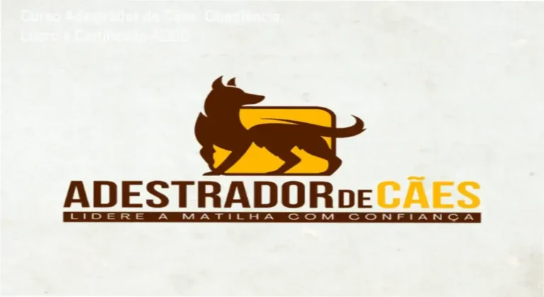 Imagem promocional do Curso de Adestrador de Cães da WebHoje destacando preço e certificado ABED