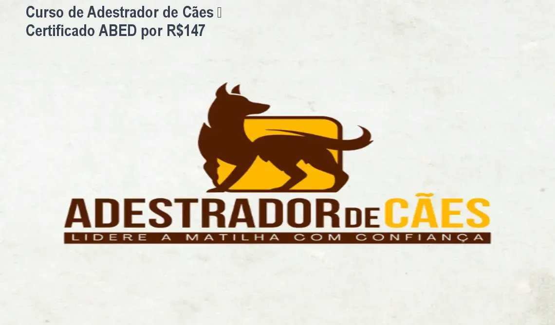 Curso de Adestrador de Cães – Certificado ABED por R$147 1 https://ondeaprender.com.br/aprender/curso-adestrador-caes-webhoje-detalhes/ Curso de Adestrador de Cães – Certificado ABED por R$147