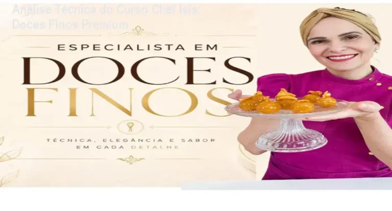 Chef Isis Alvarez - bastidores e visão interna do curso de Doces Finos