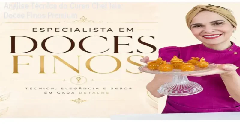 Chef Isis Alvarez - bastidores e visão interna do curso de Doces Finos