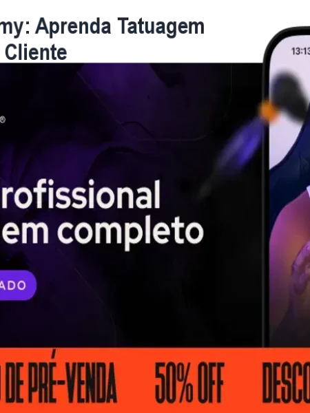 Curso Tattoo Academy: Aprenda Tatuagem do Zero ao Primeiro Cliente
