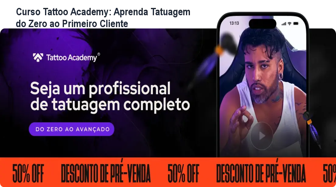 Curso Tattoo Academy: Aprenda Tatuagem do Zero ao Primeiro Cliente 1 https://ondeaprender.com.br/aprender/tattoo-academy-curso-tatuagem-valor/ Curso Tattoo Academy: Aprenda Tatuagem do Zero ao Primeiro Cliente