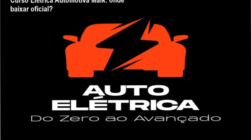 Imagem do Curso Elétrica Automotiva Maik mostrando a plataforma de acesso oficial
