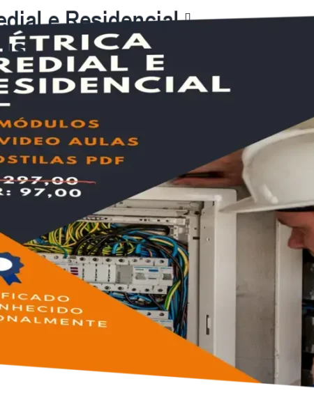 Curso Elétrica Predial e Residencial – Certificado + Bônus