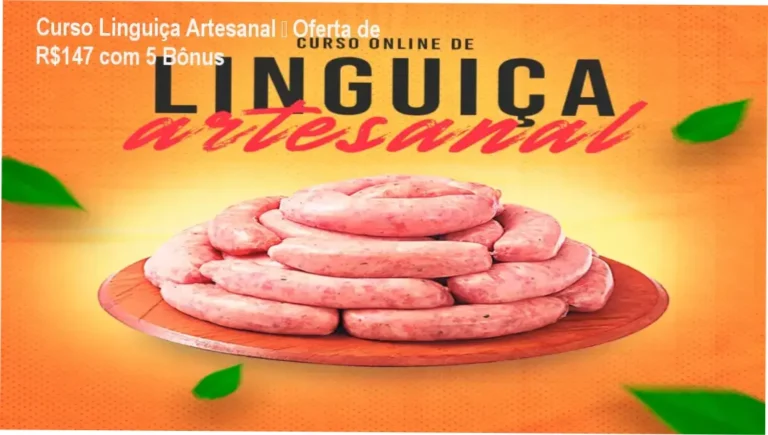 Curso Linguiça Artesanal de MR Virtus – oferta com desconto e 5 bônus