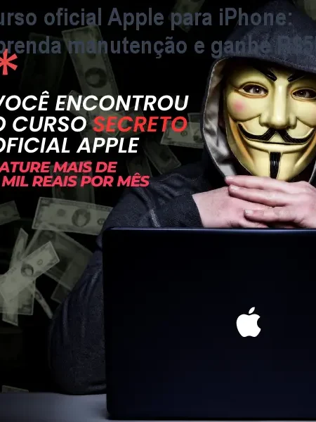 Curso oficial Apple para iPhone: Aprenda manutenção e ganhe R$5k