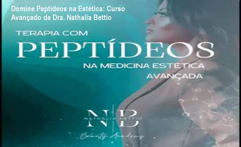 Domine Peptídeos na Estética: Curso Avançado da Dra. Nathalia Bettio 10 https://ondeaprender.com.br/ Profissional de estética assistindo aula online sobre terapia com peptídeos avançada da Dra. Nathalia Bettio
