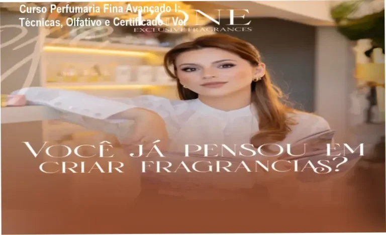 Imagem do kit do Curso de Perfumaria Fina Avançado I com olfatório e apostila
