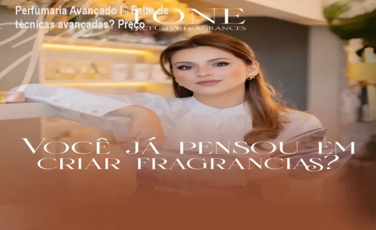 Kit de olfatório físico entregue em casa para o Curso de Perfumaria Fina Avançado I