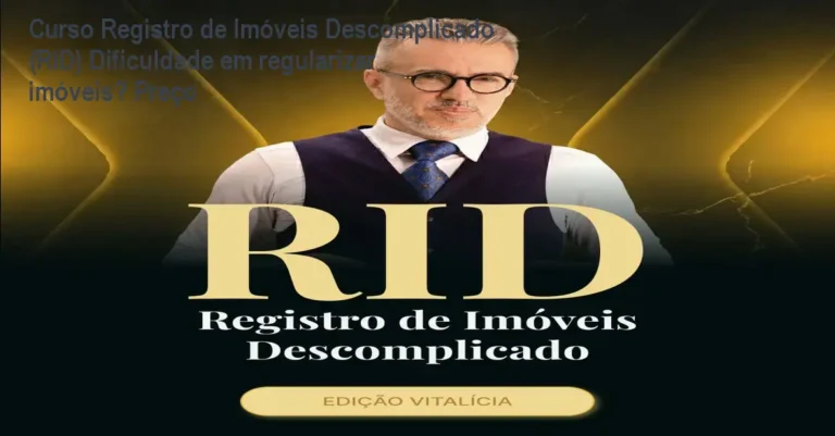 Curso Registro de Imóveis Descomplicado (RID) Dificuldade em regularizar imóveis? Preço 2 https://ondeaprender.com.br/post-11/ Imagem do Curso Registro de Imóveis Descomplicado (RID) mostrando aulas práticas de regularização imobiliária