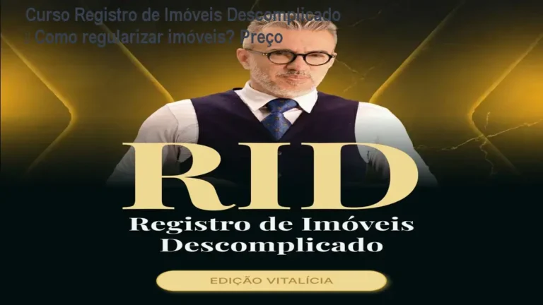 Curso Registro de Imóveis Descomplicado – Como regularizar imóveis? Preço 7 https://ondeaprender.com.br/onde-esta-na-biblia-como-responder-heresias-modernas-preco/ Professor Marcos Salomão apresentando o método RID para regularização de imóveis em cartório