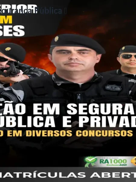 Curso Sequencial em Segurança Pública – Conclua em 3 a 6 meses