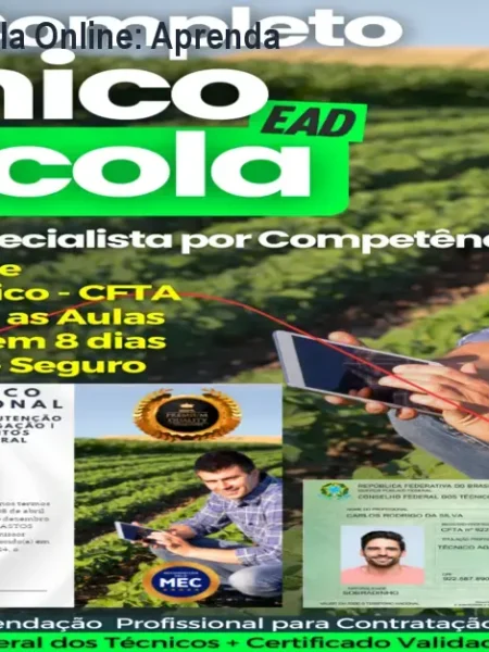 Curso Técnico Agrícola Online: Aprenda na Prática