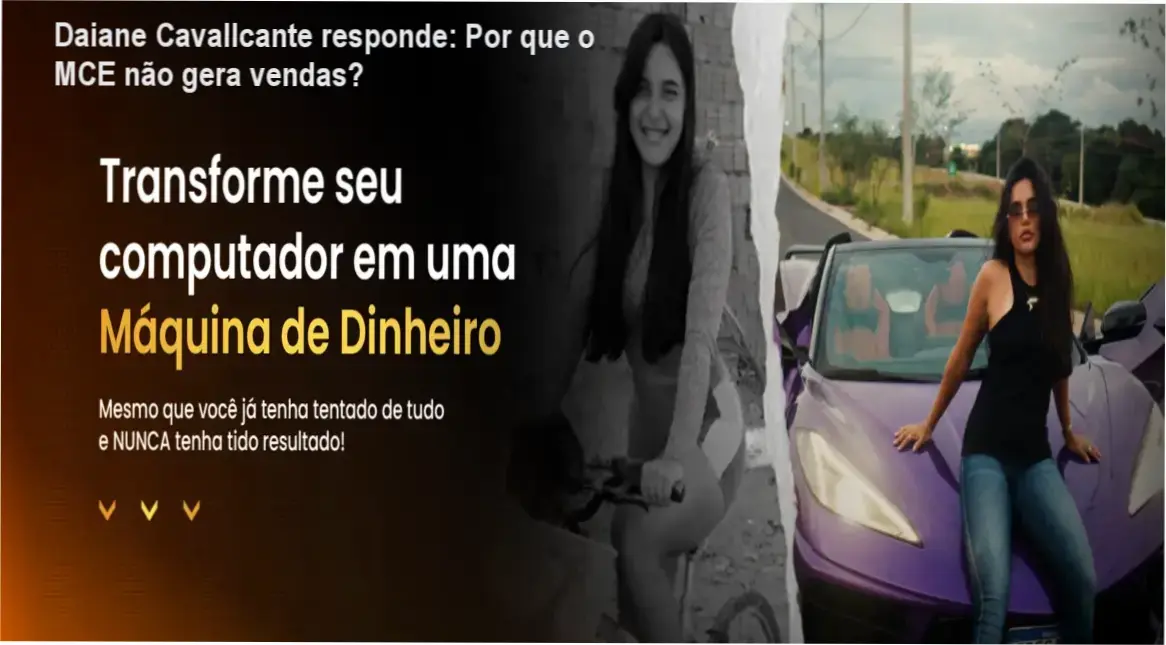 Daiane Cavallcante responde: Por que o MCE não gera vendas? 1 https://ondeaprender.com.br/daiane-cavallcante-mce-como-funciona/ Daiane Cavallcante apresentando o treinamento MCE Método Cópia Exata em seu aplicativo oficial