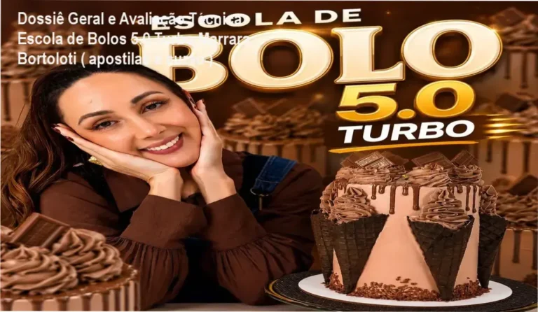 Gráfico de desempenho técnico do ecossistema Escola de Bolos 5.0 Turbo Marrara Bortoloti ( apostilas e curso )