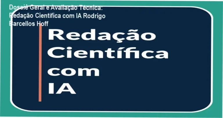 Dossiê Geral e Avaliação Técnica: Redação Científica com IA Rodrigo Barcellos Hoff 8 https://ondeaprender.com.br/ Gráfico de desempenho técnico do ecossistema Redação Científica com IA Rodrigo Barcellos Hoff